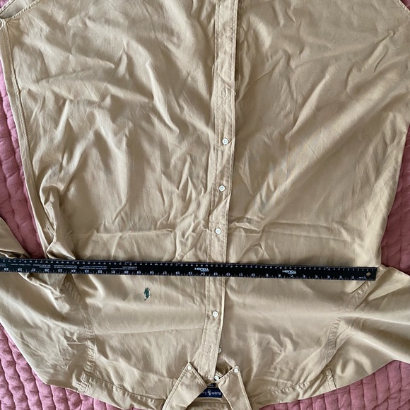 Ralph Lauren Blake dress shirt, size 2XT, tan color, only worn a couple times. - Picture 3 of 7